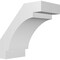 Ekena Millwork 5 1/2-in. W x 10-in. D x 10-in. H Merced Architectural Grade PVC Knee Brace BRCP055X10X10MRC - alternate 1